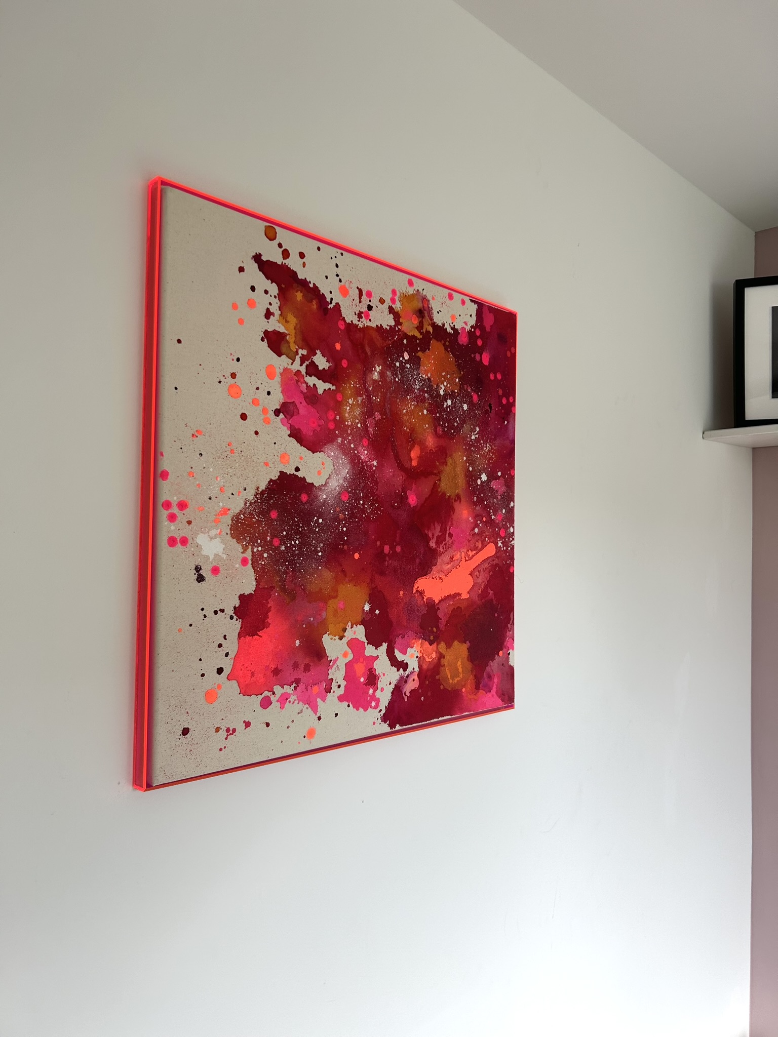 Eruption, 2025, Acryl auf roher Baumwollleinwand, Ansicht 3